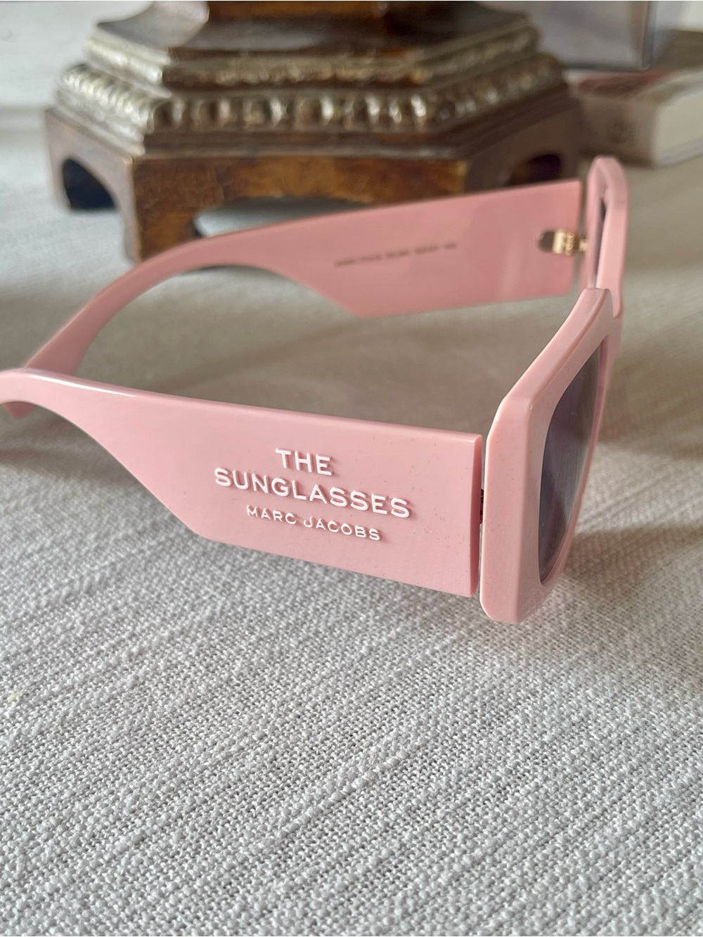 NIB MARC JACOBS MARC 774/S 35J90 PINK FULL RIM DARK GREY SHADED SUNGLASSES - Picture 7 of 12